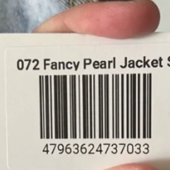 Heirloom Bridal Company Beaded Name Jacket - Blue Denim, “Wifey” Embroidery - Picture 6 of 7